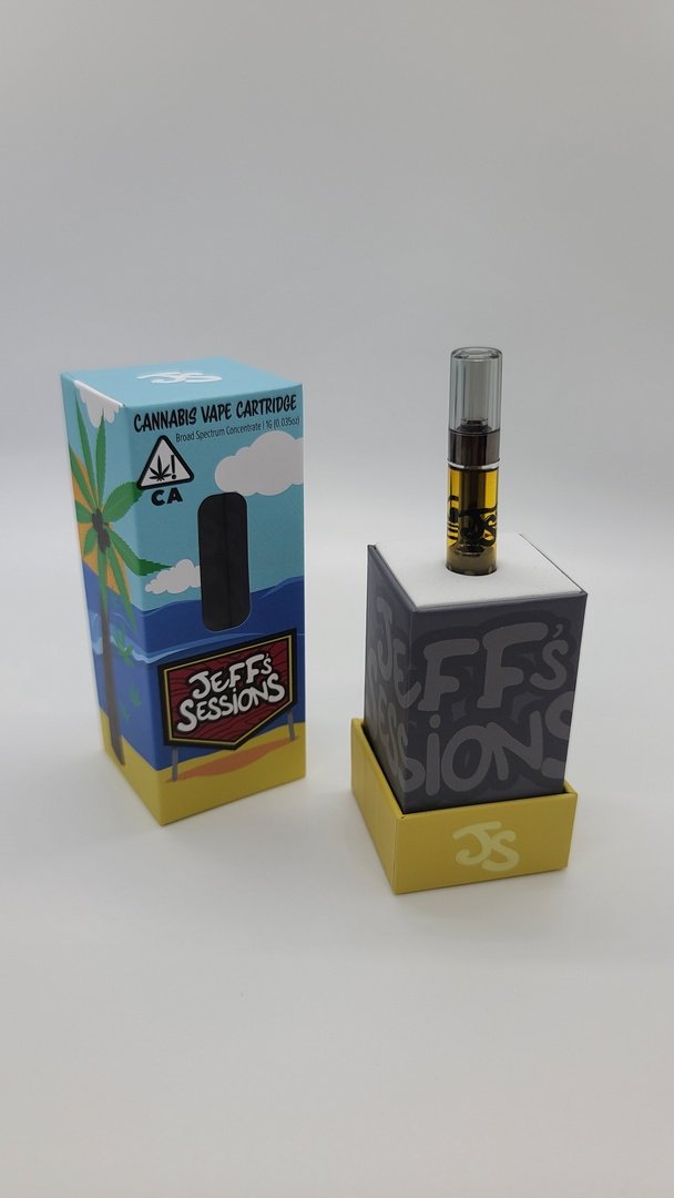 Jeff’s Sessions Carts 1G – Distillate Cartridges - Image 2