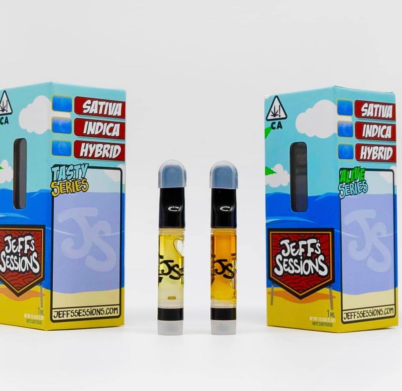 Jeff’s Sessions Carts 1G – Distillate Cartridges - Image 3