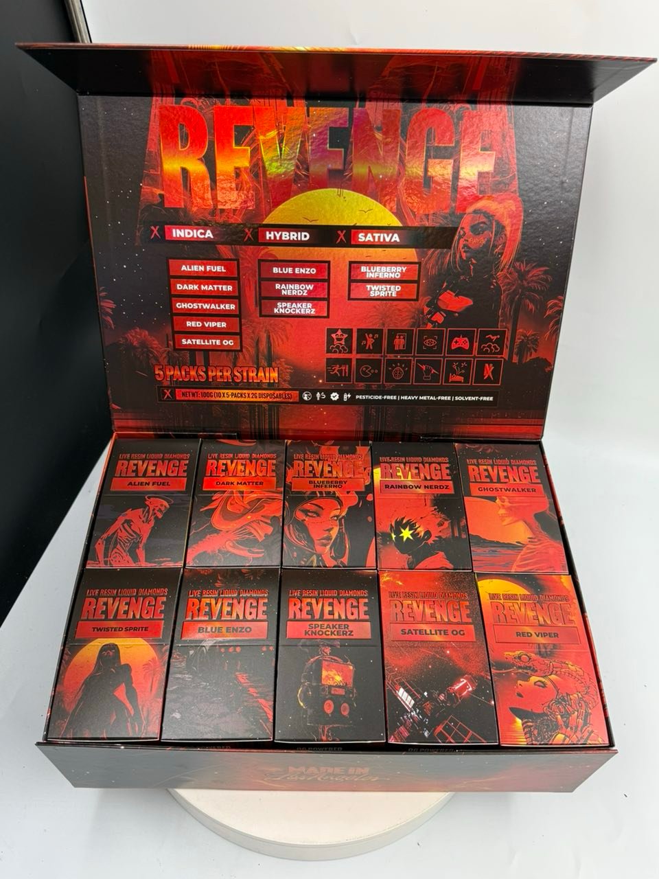 REVENGE V2 2G DISPOSABLE – LIVE RESIN LIQUID DIAMONDS - Image 5