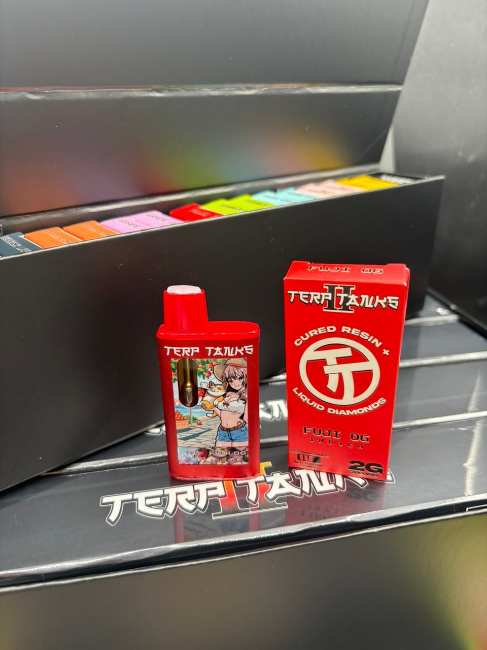 V2 TERP TANK 2G DISPOSABLE – CURED RESIN + LIQUID DIAMONDS