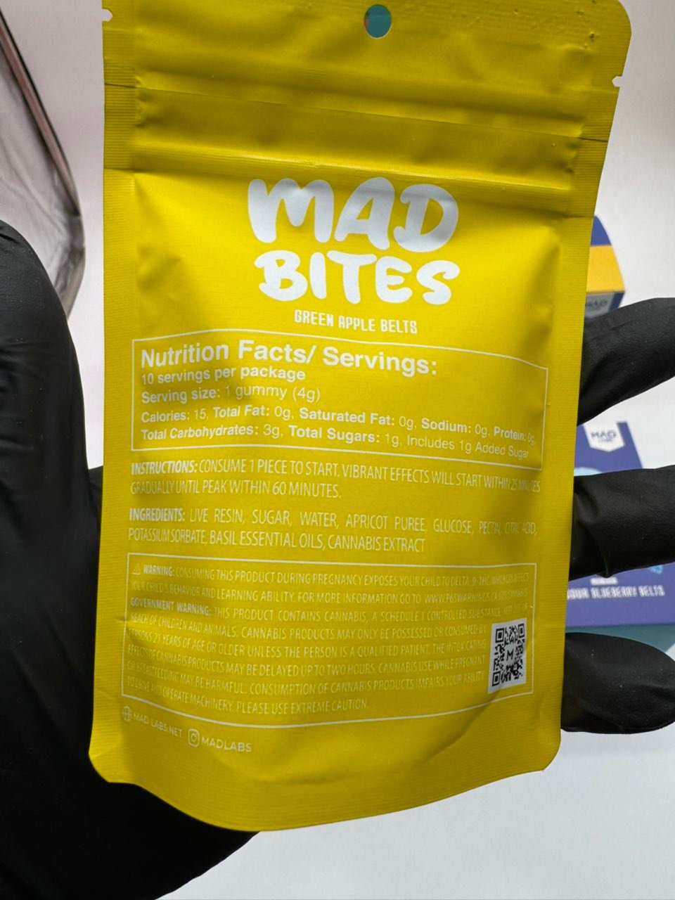 MAD BITES 1500-2000MG (HASH ROSIN/FULL SPECTRUM) GUMMIES - Image 2