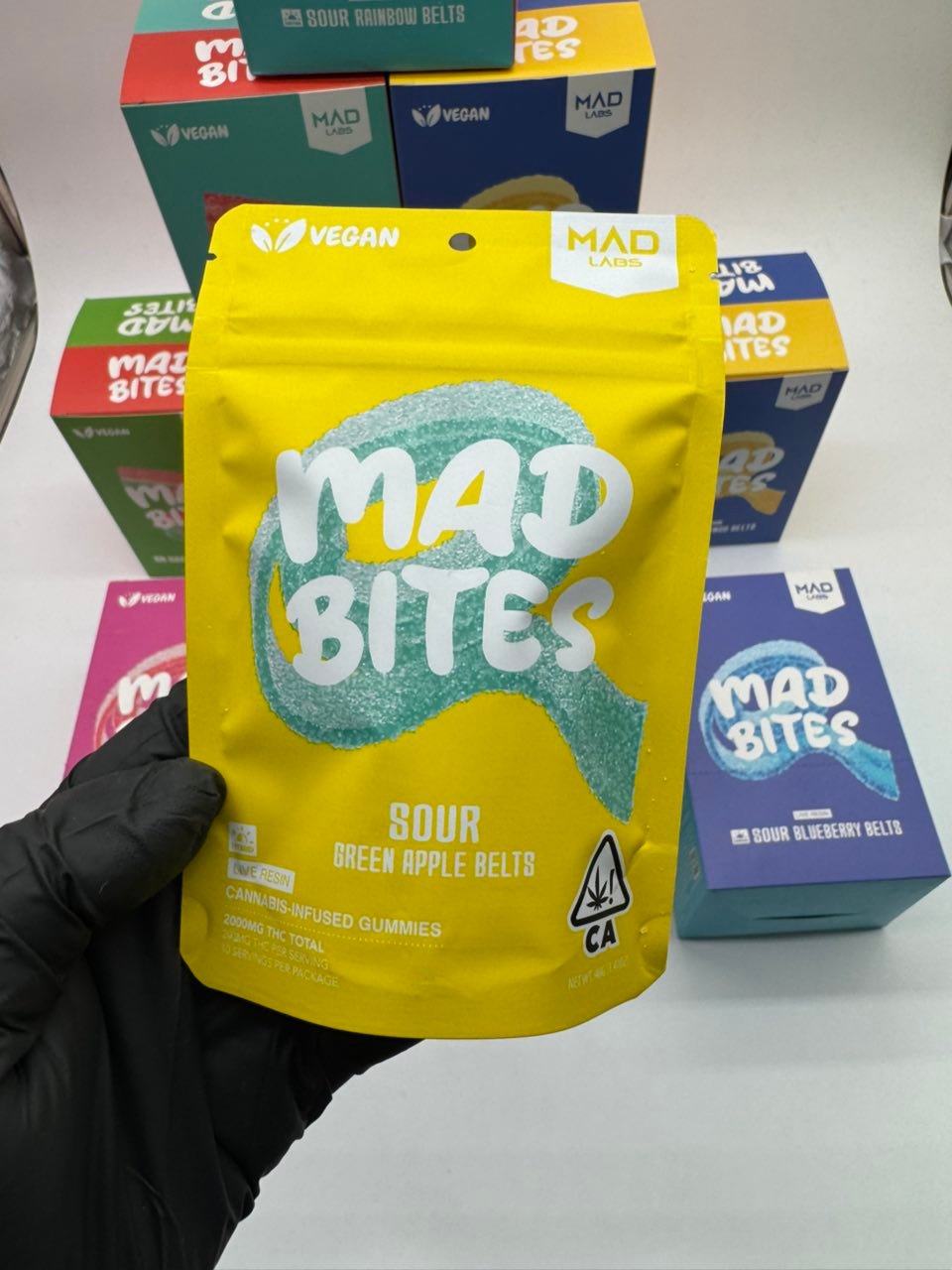 MAD BITES 1500-2000MG (HASH ROSIN/FULL SPECTRUM) GUMMIES