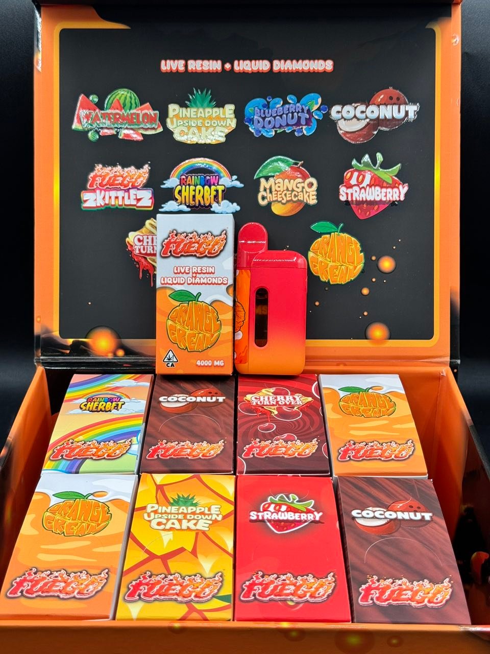 FUEGO 4G DISPOSABLE – LIVE RESIN + LIQUID DIAMONDS