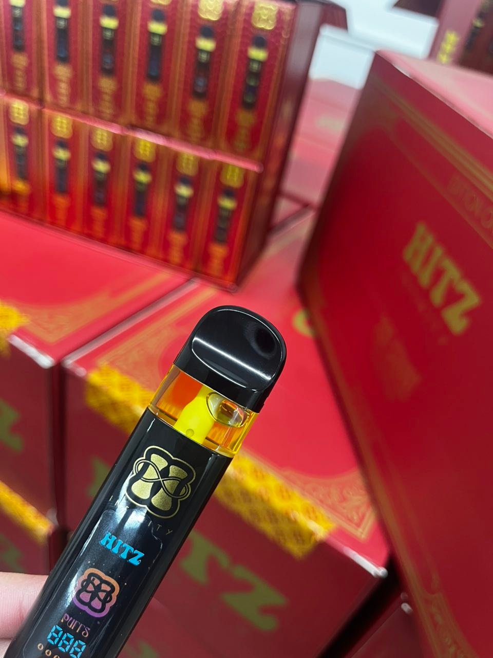 HITZ INFINITY EDITION 2G DISPOSABLE – EDITION ONE – LIVE RESIN SUGAR LIQUID DIAMONDS - Image 2