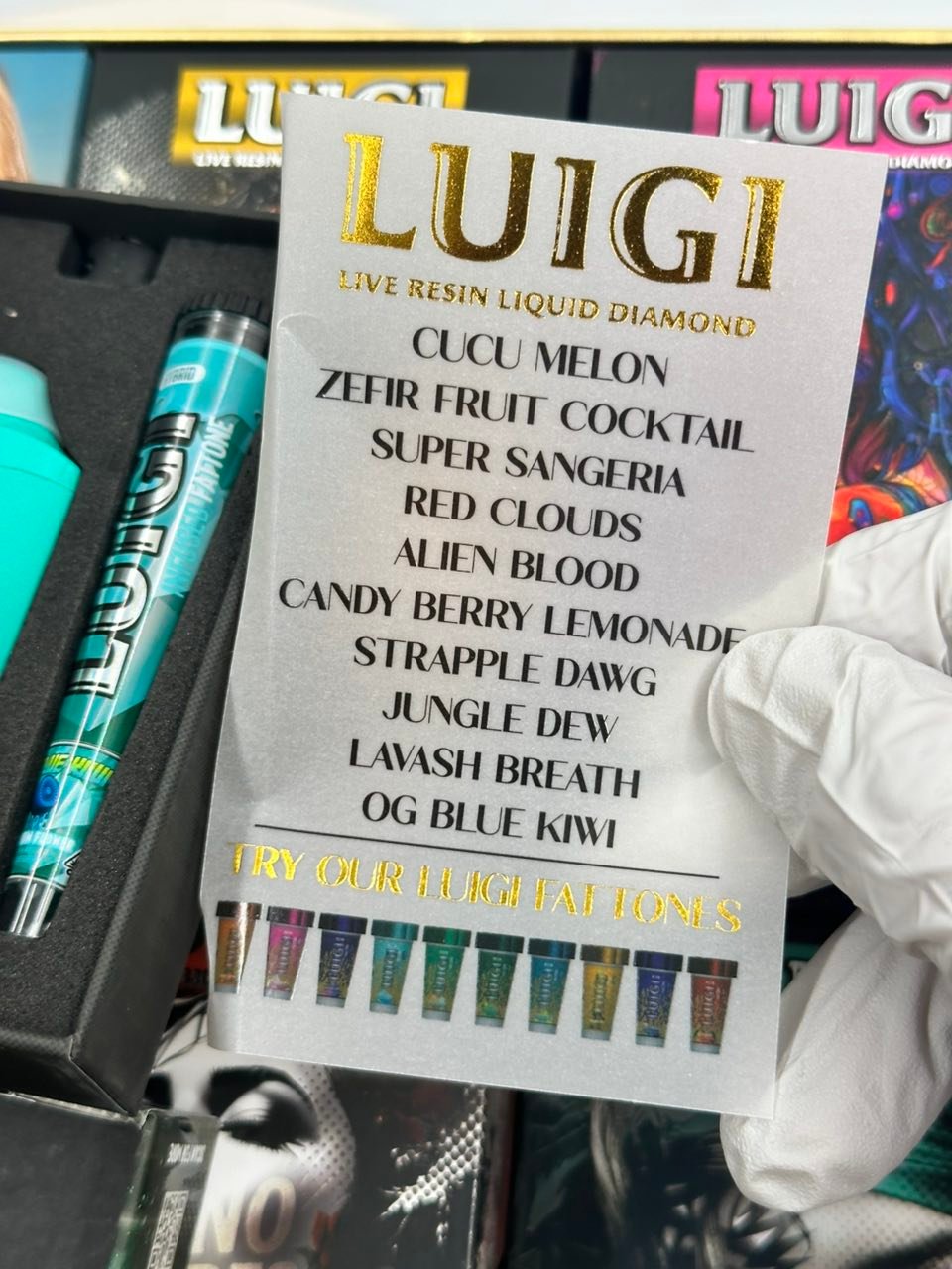 LUIGI 2G DISPOSABLE WITH PRE ROLL BLACK BOX – LIVE RESIN LIQUID DIAMOND - Image 3