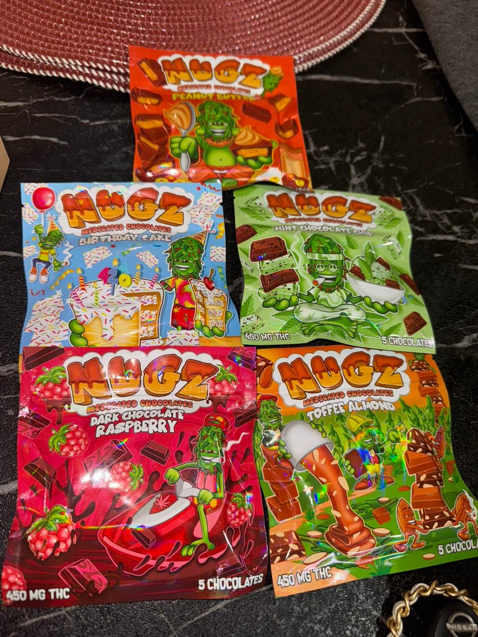 Nugz Medicated Chocolate 450 MG