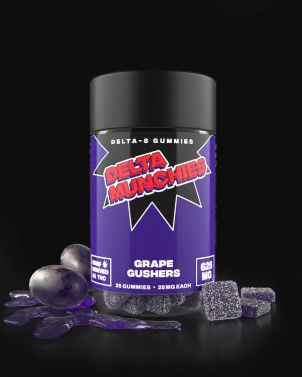 Grape Gushers Delta 8 Gummies