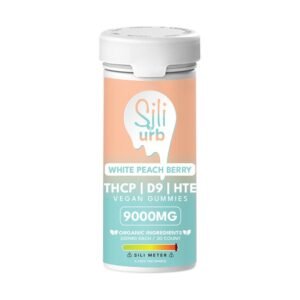 Sili x Urb THCP D9 HTE Gummies 9000MG – White Peach Berry