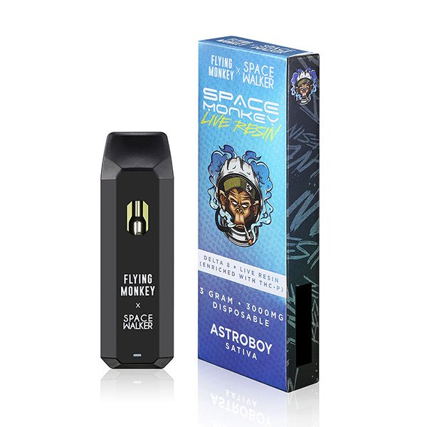 Flying Monkey Vapes – Space Monkey Live Resin 3 Gram Disposable - Image 2