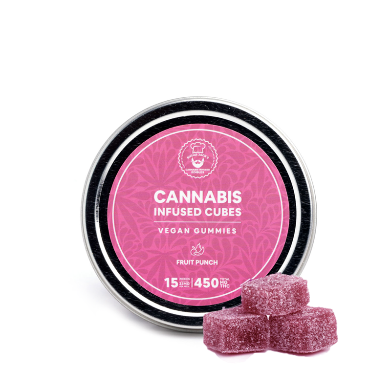 Sugar Jack’s THC Infused Vegan Gummies – Fruit Punch (450mg THC)