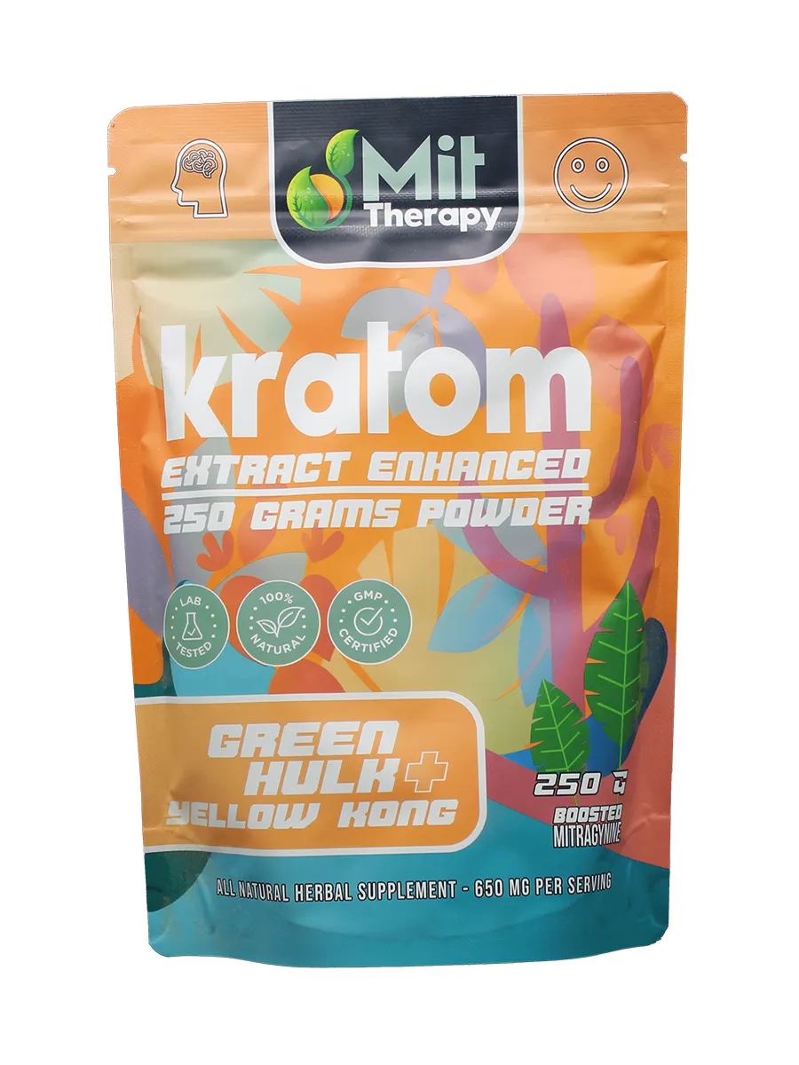 Green Hulk | Yellow Kong Mit Therapy Kratom Extract Powder 250G