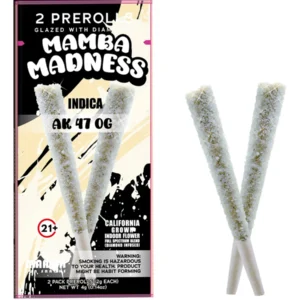 AK 47 OG Mamba Madness Diamond Infused Pre-Roll 2ct 4G