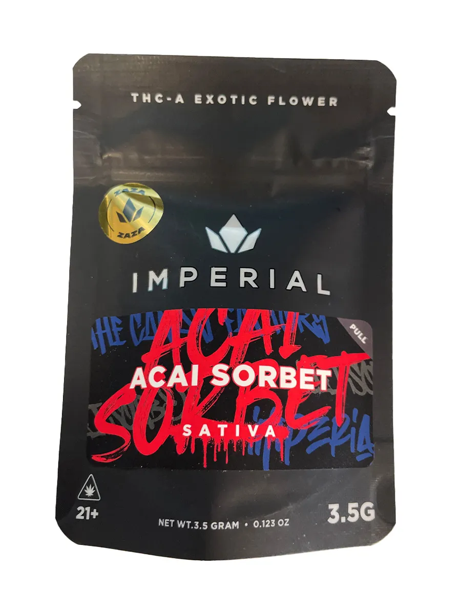 Acai Sorbet Imperial High-Grade Zaza THCA Flower 3.5G