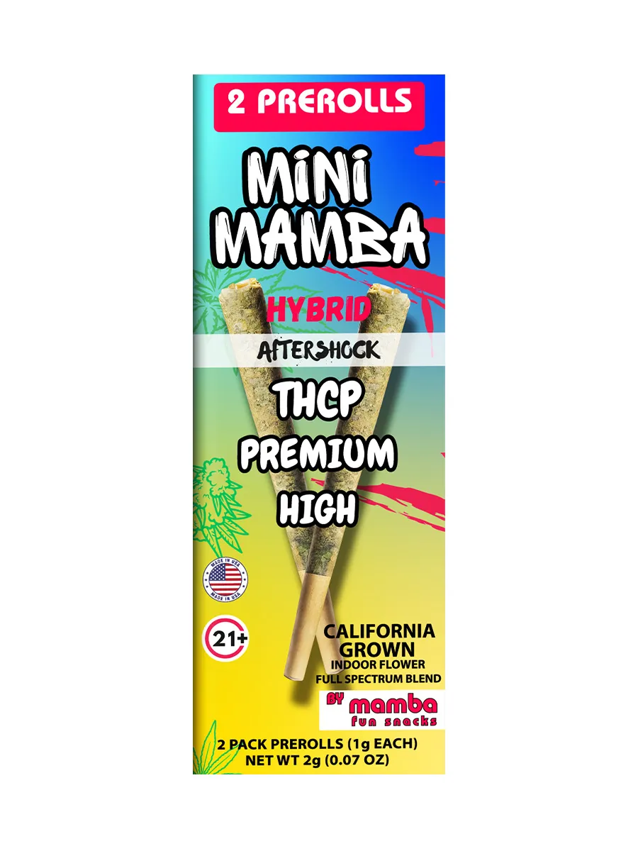 Aftershock Mini Mamba THCP Full Spectrum Blend Pre-Roll 2ct