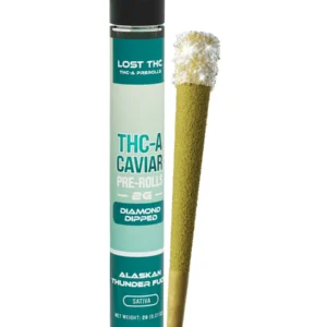 Alaskan Thunderf*ck Lost THCA Caviar Diamond Dipped Pre-Roll 2G