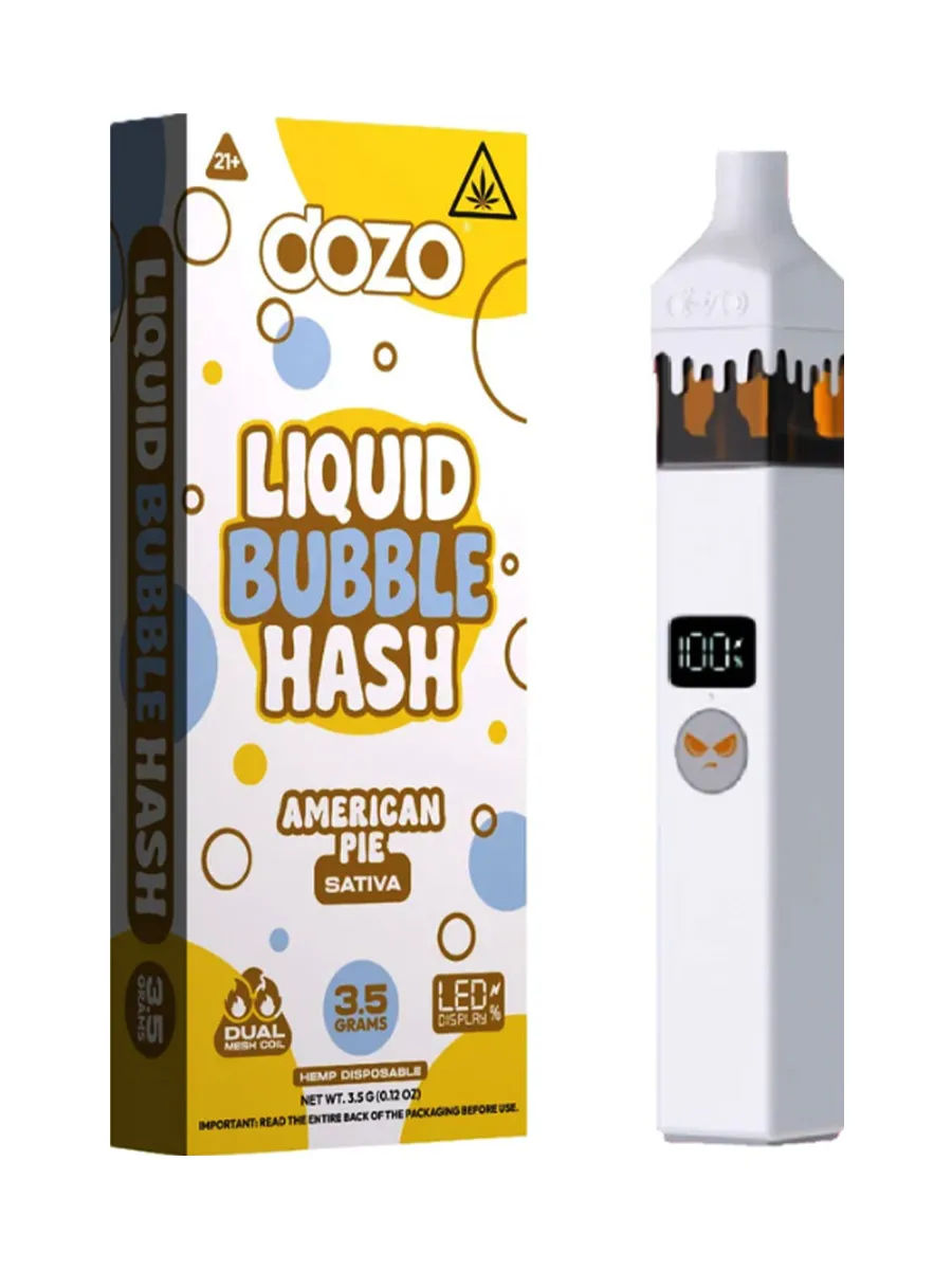 American Pie DOZO Liquid Bubble Hash Disposables 3.5G