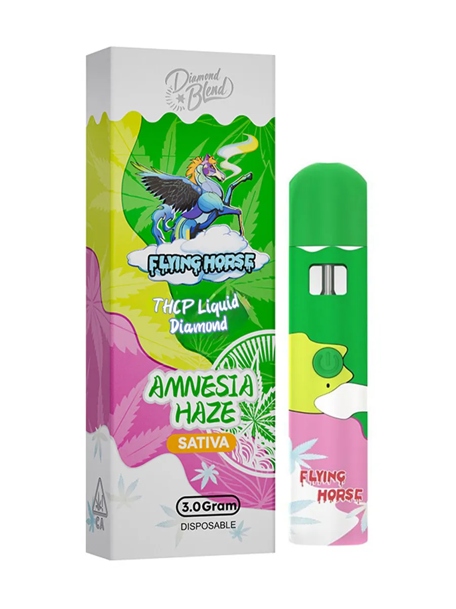 Amnesia Haze Flying Horse THC-P Liquid Diamond Disposable 3G