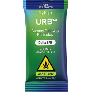 Apple Berri URB Gummy Getaway Barbados Delta 8/9 200MG