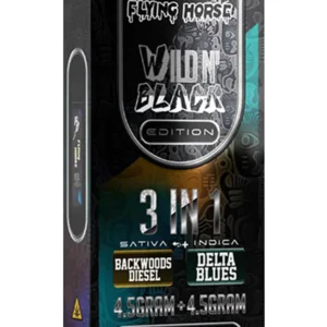 Backwoods Diesel | Delta Blues Flying Horse Wild’N Black 3in1 Vape 9G