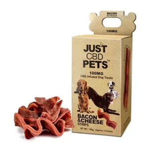 Bacon Strips Just CBD Dog Treats 100mg