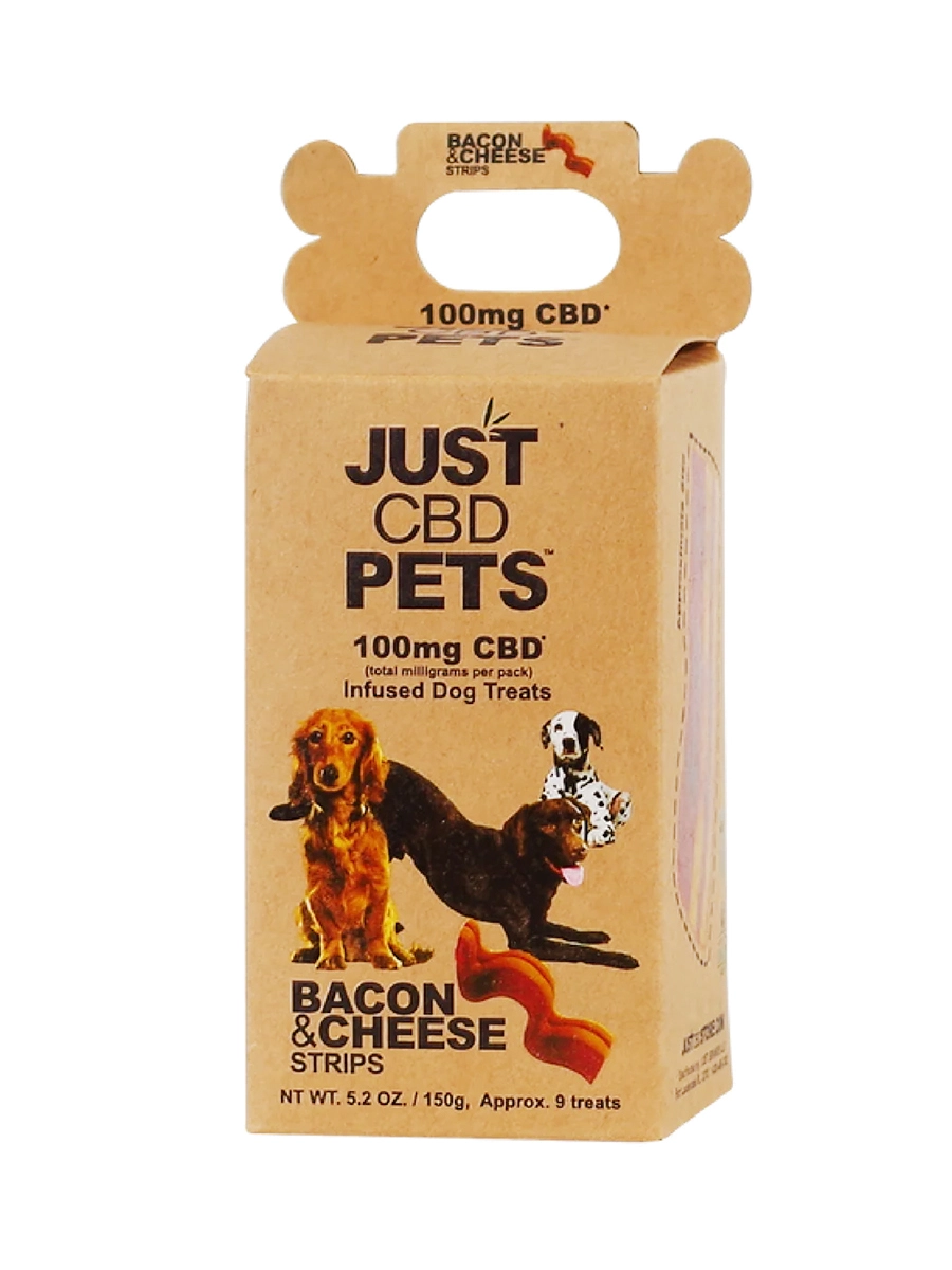 Bacon Strips Just CBD Dog Treats 100mg - Image 2