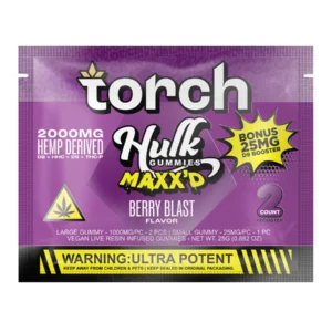 Berry Blast Torch Hulk MAXX’D Gummies 2000mg