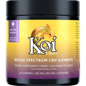 Berry Lemonade Koi Broad Spectrum CBD Anytime Balance Gummies 200mg
