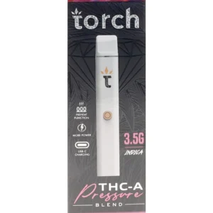 Black Cherry Gelato Torch THC-A Pressure Blend Disposable 3.5G