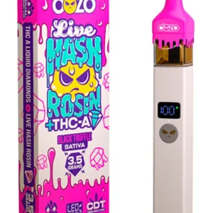 Black Truffle Dozo Live Hash Rosin+THC-A Diamond Disposable 3.5G