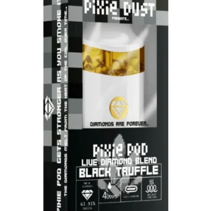 Black Truffle Pixie Dust Pod THCA Live Diamond Blend Disposable 4G