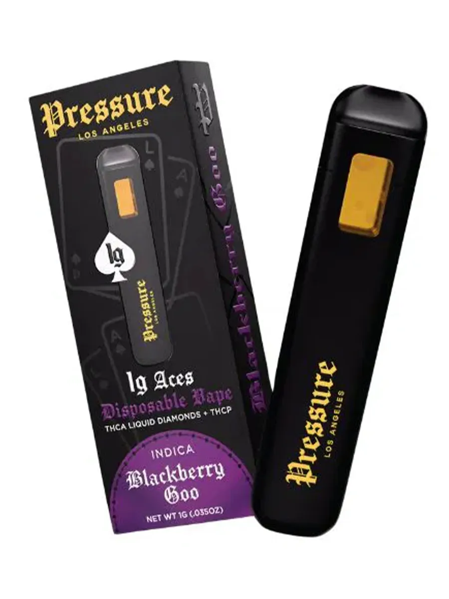 Blackberry Boo Pressure LA Aces THCA+THCP Disposable 1G