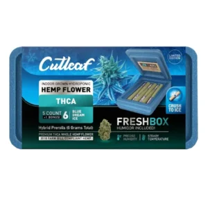 Blue Dream Ice Cutleaf THCA Pre-Rolls 6ct + FreshBox