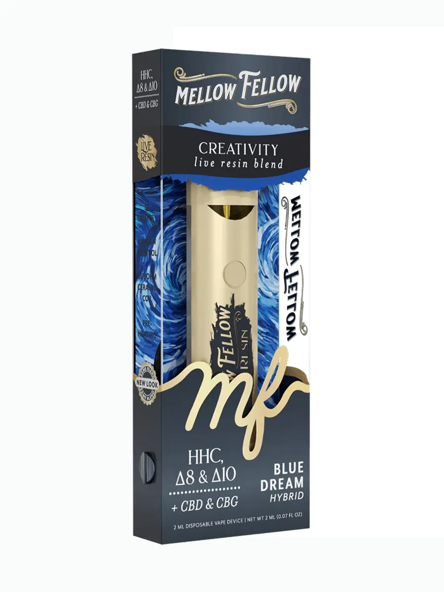 Blue Dream Mellow Fellow Creativity Live Resin Blend Disposable 2ml