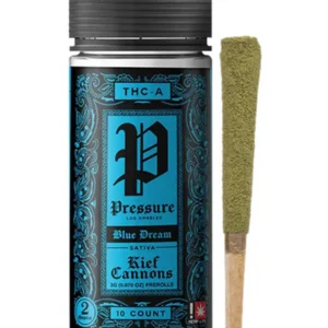 Blue Dream Pressure LA Kief Cannons THC-A Pre-Rolls 2G 10ct