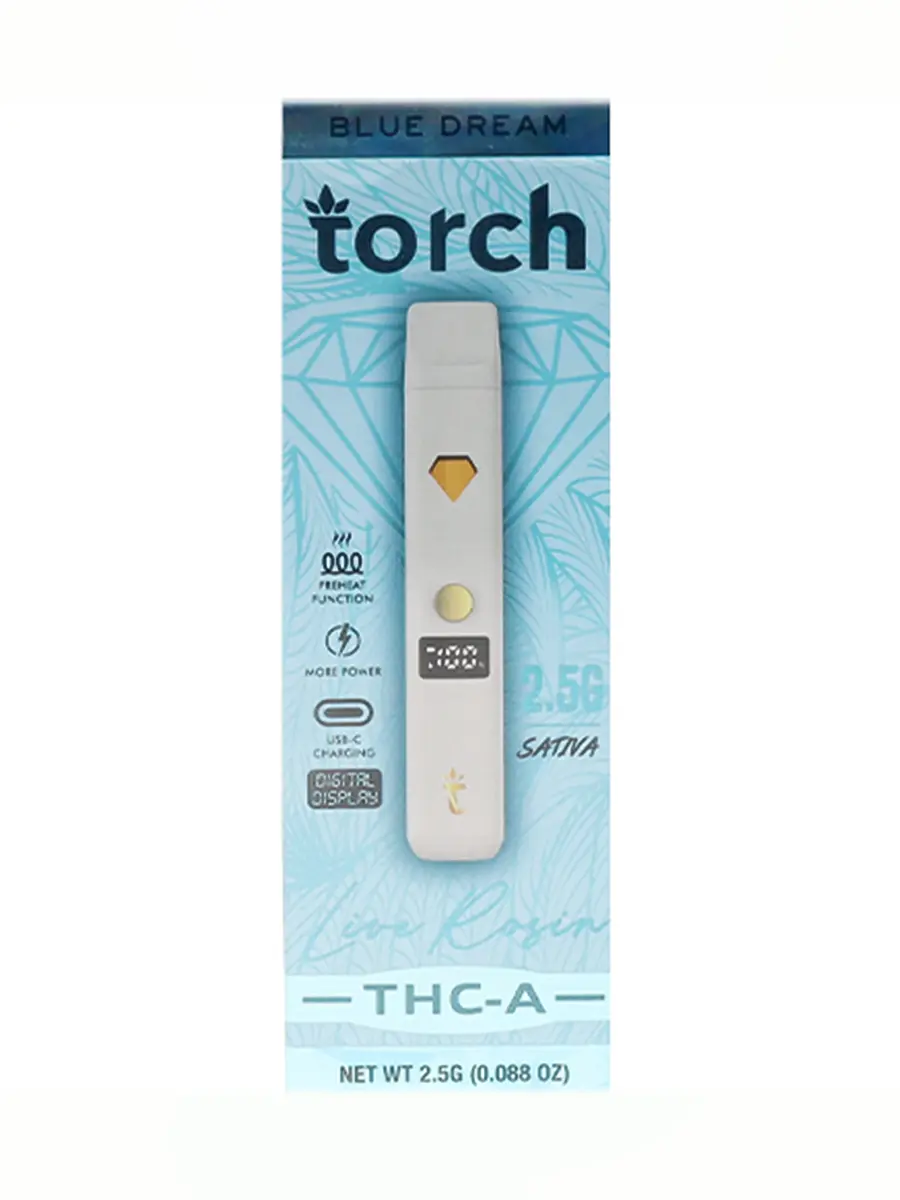 Blue Dream Torch THC-A Live Rosin Disposable 2.5G