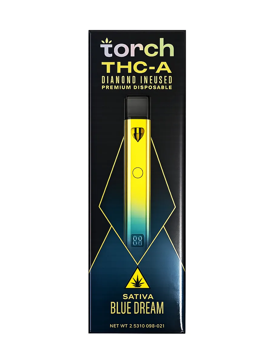 Blue Dream Torch THCA Diamond Infused Premium Disposable 2.5G
