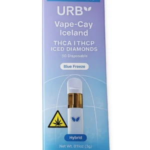 Blue Freeze URB Vape-Cay Iceland Disposable Vape 3G