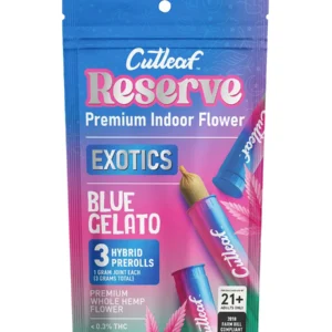 Blue Gelato Cutleaf Reserve Exotic Pre-Roll 3ct