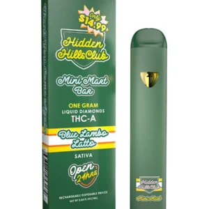 Blue Lambo Latto Hidden Hills Mini Mart Bar THC-A Rechargeable Disposable 1G