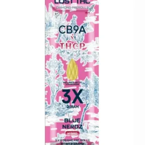 Blue Nerdz Lost THC CB9A x THCP Diamond Pre-Rolls 3x2G
