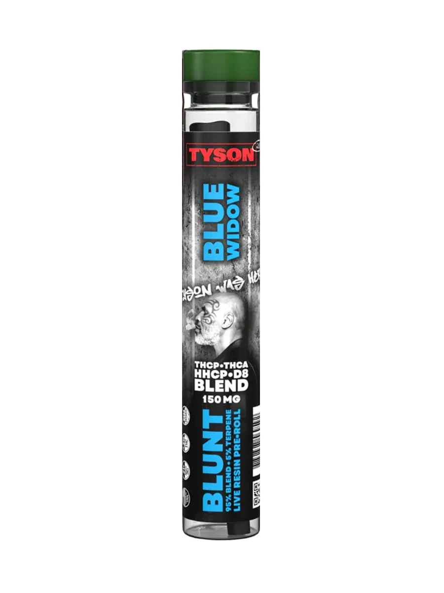 Blue Widow Tyson 2.0 THCP Blend Live Resin Blunt Pre-Roll 150MG