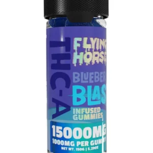 Blueberry Blast Flying Horse THCA Infused Gummies 15000MG 15ct