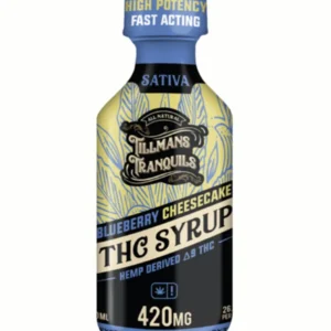 Blueberry Cheesecake Tillmans Tranquils Delta 9 THC Syrup 420MG