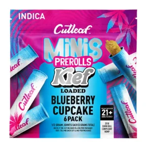 Blueberry Cupcake Cutleaf MiNiS Pre-Rolls 6-Pack 3G