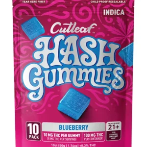 Blueberry Cutleaf Hash Delta 9 Gummies 10ct