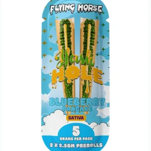 Blueberry Pancake Flying Horse THCA Hash Hole Pre-Rolls 5G