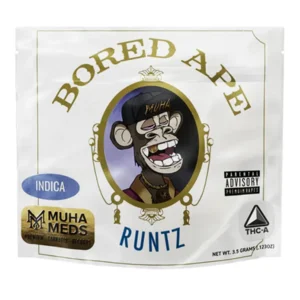 Bored Ape Runtz Muha Meds Premium THCA Flower Bag 3.5G