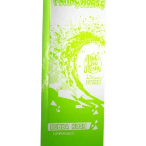 Bubba Kush Flying Horse HHC Live Resin Blend Disposable 2.5G