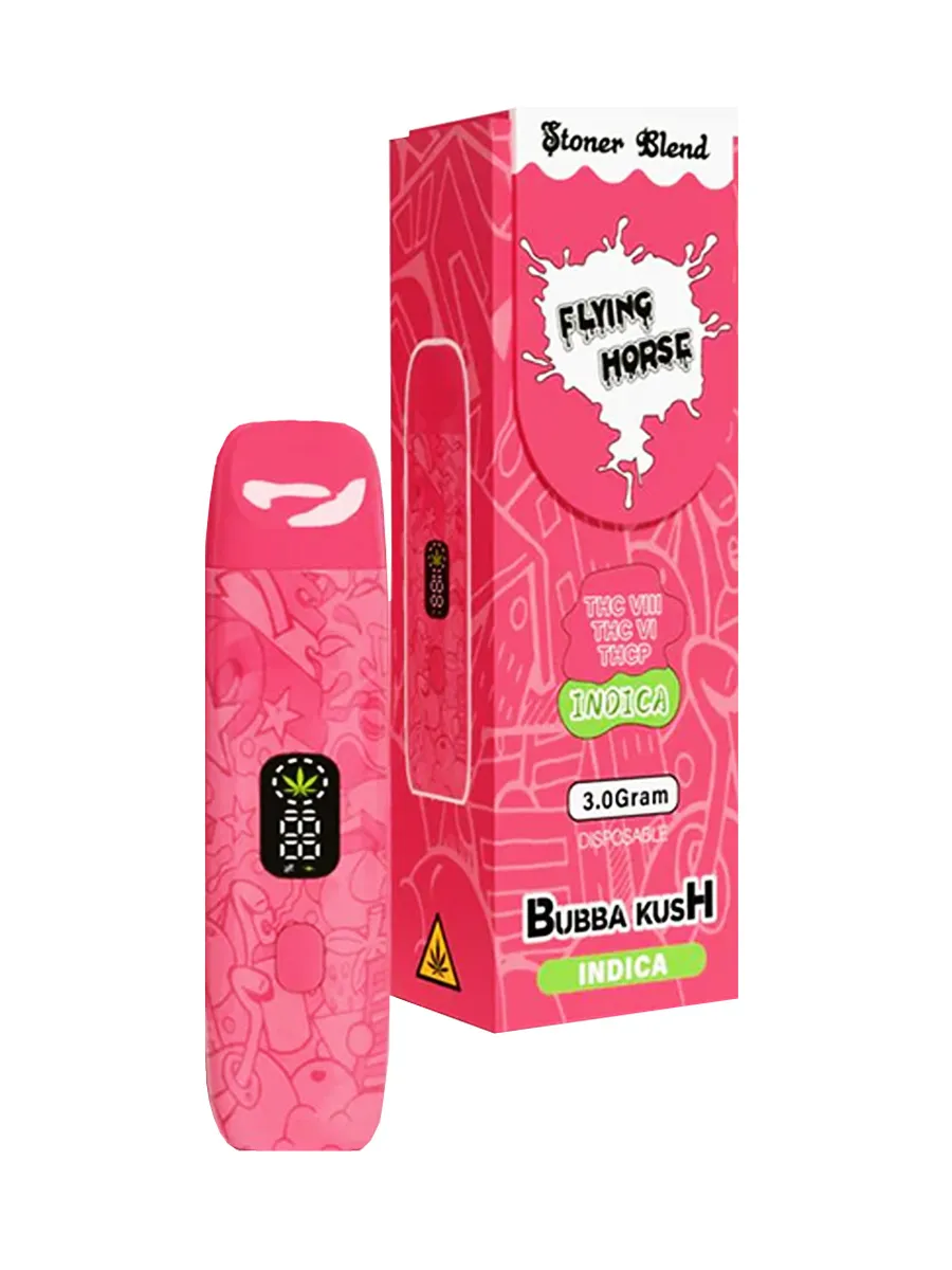 Bubba Kush Flying Horse Stoner Blend Disposable 3G
