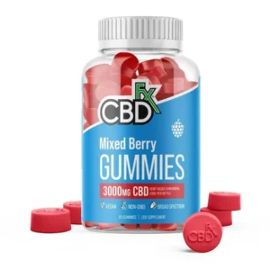 CBDfx Mixed Berry Gummies 3000mg